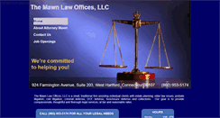 Desktop Screenshot of mawnlaw.com
