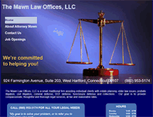 Tablet Screenshot of mawnlaw.com
